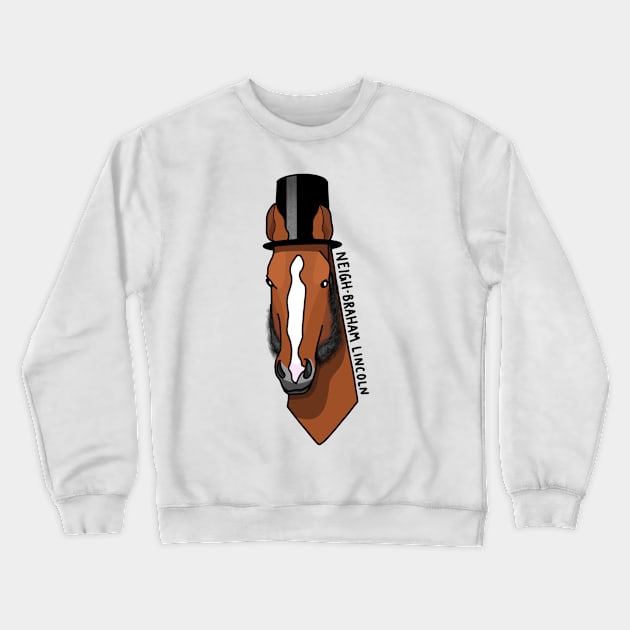 Neighbraham Lincoln Crewneck Sweatshirt by thecurlyredhead